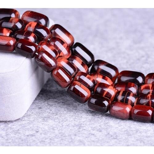 ICNWAY natural Gemstone 10*14mm tubbiness loose beads DIY bracelet necklace earrings making jewelry 15inch