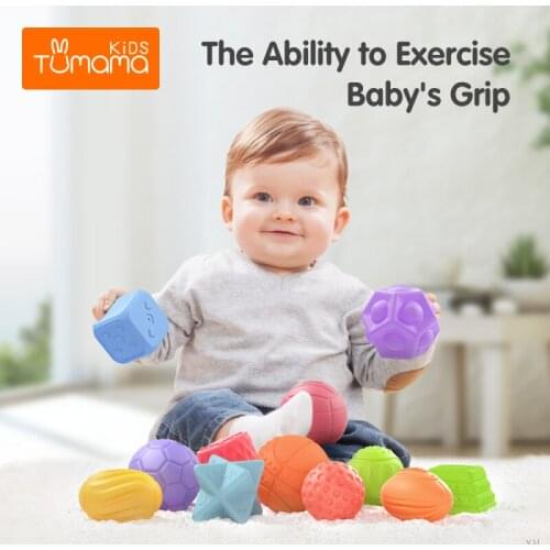 Baby Stroking The Ball Learning Education Toys Color Shape Vocalizing Grasping Ball Texture Perception Training Toy Kid Gifts