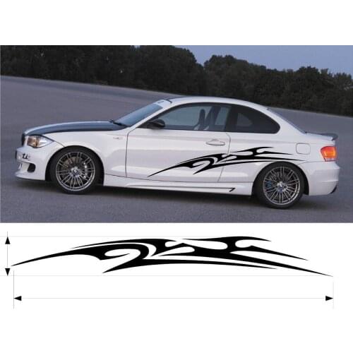 For 2Pcs VINYL GRAPHICS DECAL KITSCAR BOAT TRUCK CUSTOM SIZE COLOR VARIATION F1-106 Car styling