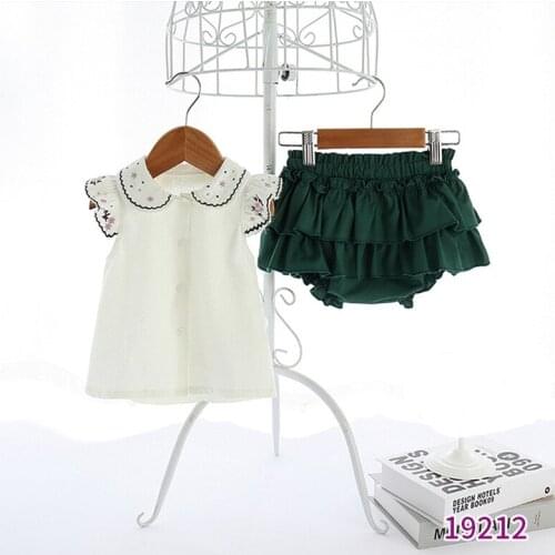 Baby Girls Summer Clothes Suit Fashion Kids Princess Girl Summer 2021 Gilr Baby Clothing Tops+Pants 2Pcs Fashion Girls Clothing