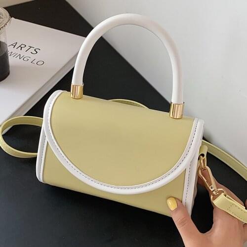 Small Pu Leather Shoulder Bags for Women Summer Square Messenger Bag Ladies Casual Flap Crossbody Bags Simple Designer Handbags
