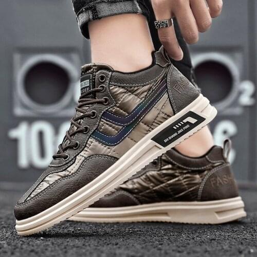 Mens Casual Shoes Autumn and Winter Youth Trend All-match Breathable Outdoor Leisure Sports Casual Shoes Mens Fashion Sneakers