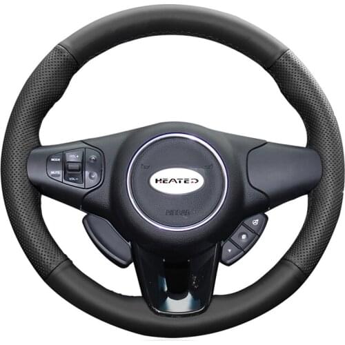 Braiding cover for steering wheel cover for Kia Carens 2013 2014 2015 2016 2017 2018 2019 Steering Cover For Kia