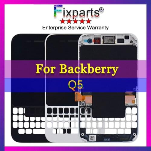 Original Black 100%Tested For BlackBerry Q5 LCD Display Touch Screen Digitizer Assembly Replacement Parts For BlackBerry Q5 LCD