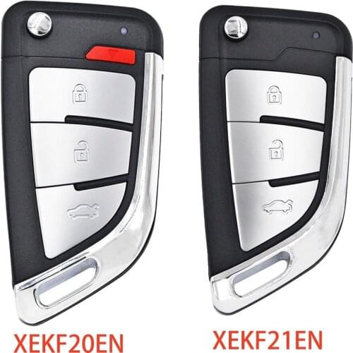 Xhorse XEKF21EN XEKF20EN For VVDI MINI Key Tool MAX VVDI2 Key Programmer Super Remote Knife Type 3/4 Buttons with Super Chip