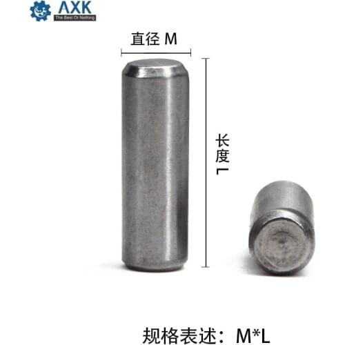 Pins Dowel Pins-needle-positioning Bearing Steel 100pcs/lot Dia 2*3 4 5 6 7 8 9 10 11 12 13 14 15 16 17 18 20 22 25 26 30 35