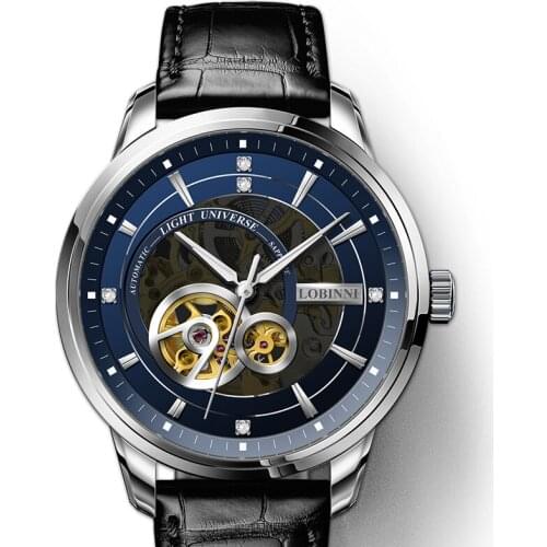 Switzerland Watch Men LOBINNI Automatic Mechanical MIYOTA Movement Men Watches Luminous Hands Sapphire Relogio Masculino L5013-2