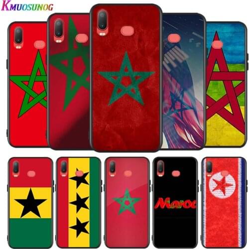 MA Maroc Morocco Flag Silicone Cover For Samsung Galaxy A9 A8 Star A7 A6 A5 A3 Plus 2018 2017 2016 A750 Phone Case