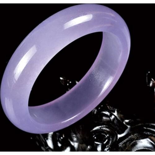 Ice Violet Jade Bracelet Purple Natural Jade Bracelet AAA Bangle