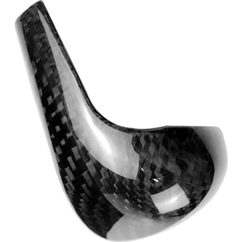 Carbon Fiber Auto Gear Shift Knob Black Trim with Elegant Design for Audi A61/Q5/A5/A4L/Q7