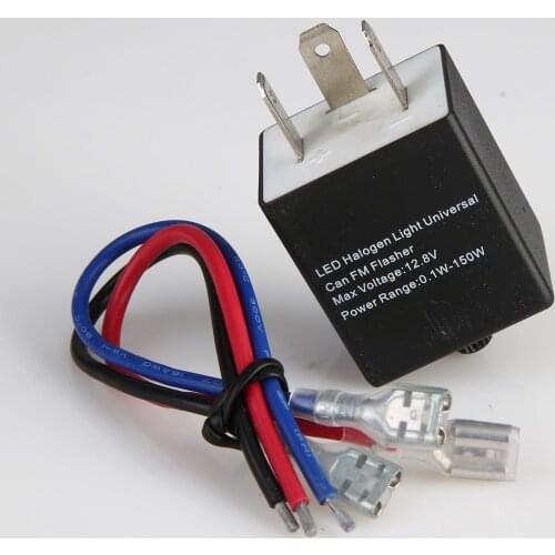 Universal Car Motorcycle12V/24V Adjustable LED Turn Signal Light Flasher Relay