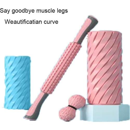 Fitness Foam Roller Yoga Balls Column Set Massage Comforable /Relaxing EVA Material Painless Shape Your Legs