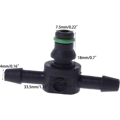 10 Pcs T Type Connector Pipe Hose Joiner Tube Fuel For Bosch 110 Series Injector 1XCF