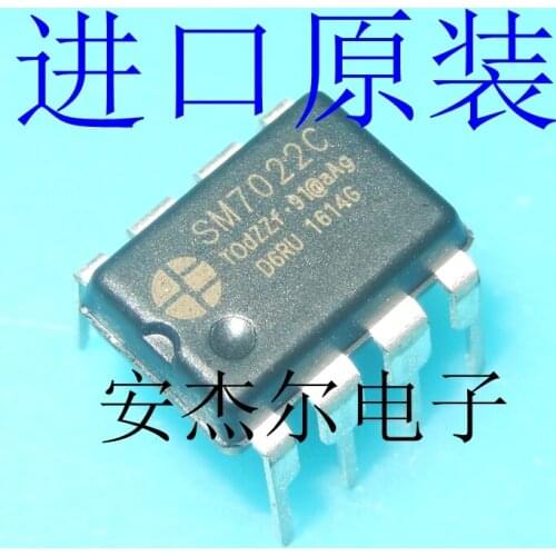 100% New&original In Stock SM7022 SM7022C DIP-8 (5pcs/lot