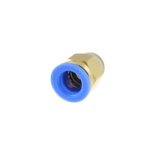 3/8" PT Male Thread to 12mm Tube Push in Connect Straight Quick Fittings