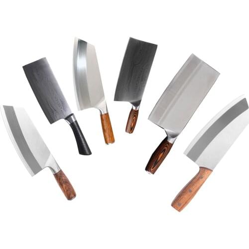 6inch Sharp Cleaver Knives Kitchen Chef Knife for Cutting Vegetable Meat Slicing Fish Sushi Beef Cooking Tools
