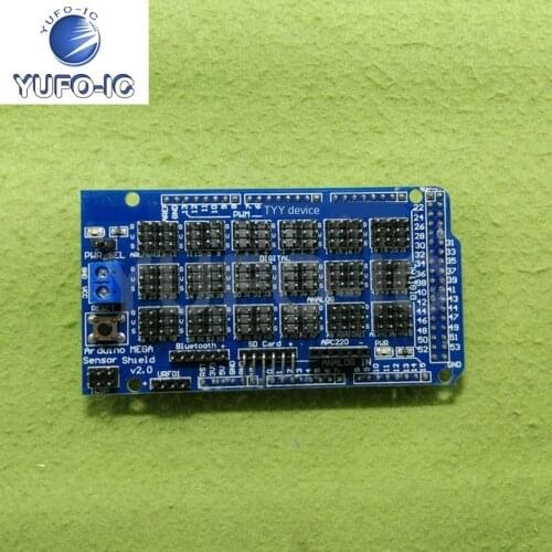 Free Ship 1PCS Mega Sensor Shield V1.0 2.0 Special Sensor Expansion Board