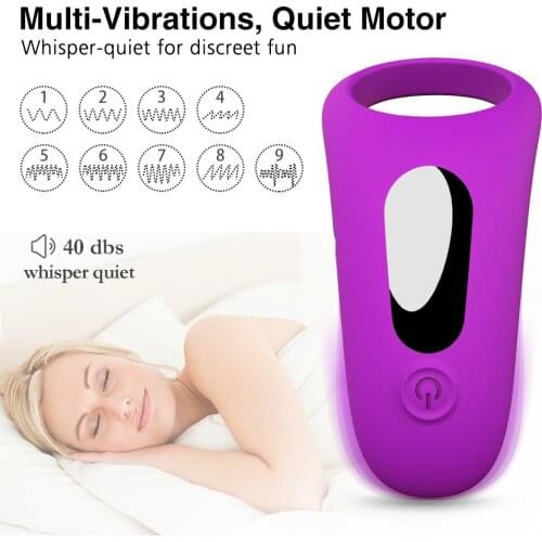 APHRODISIA Wireless Remote Control Vibrator Cock Ring For Men Silicone Vibrator Penis Rings Chastity Adult Sex Toys For Couple