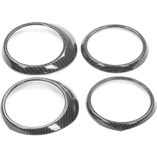 Central Control Air Outlet Trim Rings Carbon Fiber Style Decoration Fit for Toyota Tacoma 2016 2017 2018 2020 Car style