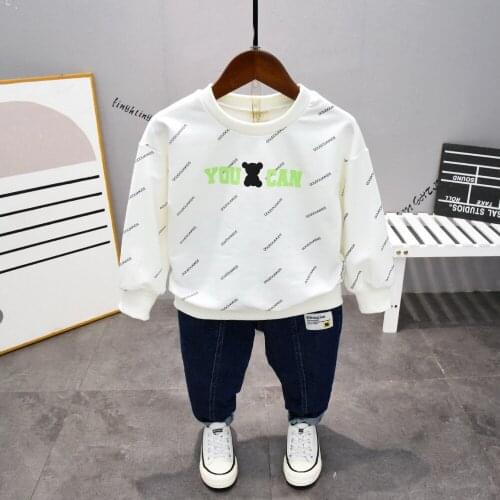 Children Clothes 3-14year Boys Costume Tracksuit Sport Suit Casual Tops Pants 2PCS Children Spring Outfits Set