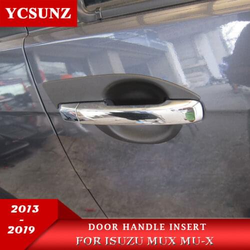 2015 Door Handle bowl For Isuzu Mux Mu-x 2013 2014-2019 2017 2020 Accessories Carbon Fiber Parts Ycsunz