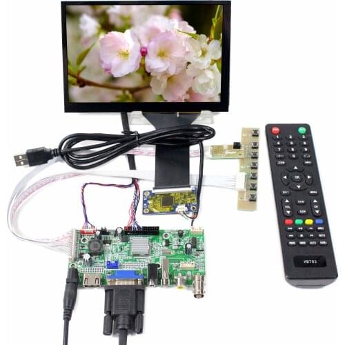 HD MI VGA AV USB LCD Controller Board 7" 1280X800 Capacitive Touch LCD Screen