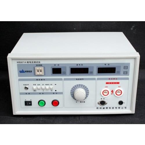 Hangzhou Weibo withstand voltage tester WB2670A voltage 5KV current 20mA