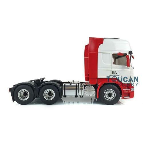 LESU 6*6 Metal Chassis 1/14 Hercul Sca Painted Cabin RC Tractor Truck Model THZH0576-SMT2
