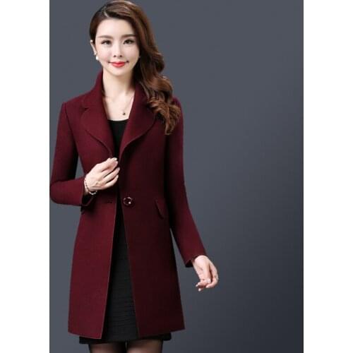 Longqibao Women's Cashmere Coats