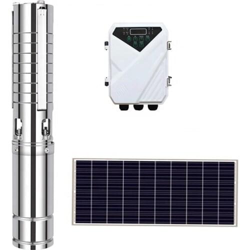 Mini solar borehole water pump with solar pump inverter