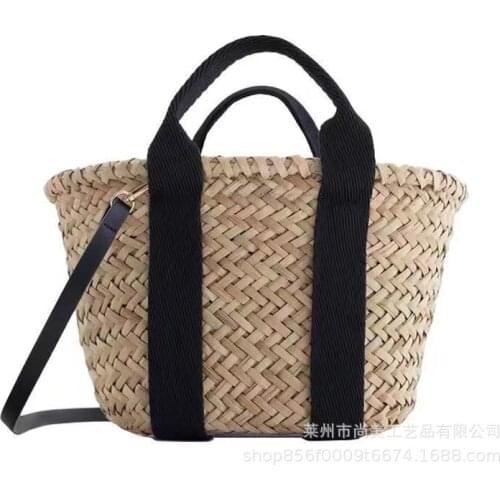 Fashion women shoulder bag Casual Tote Large capacity lady beach bag Real Fur bags for women luxury handbags Summer hand bag