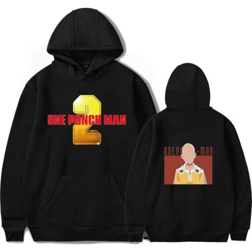 One Punch Man fleece Hoodie Harajuku Pullover cap hooded Sweatshirt men women streetwear Hoodies and Sweatshirts plus size top
