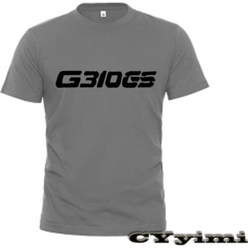 For BMW G310GS T Shirt Men New LOGO T-shirt 100% Cotton Summer Short Sleeve Round Neck Tees Male