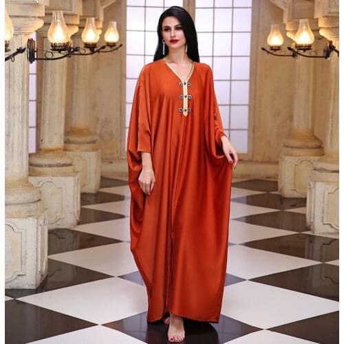 Ramadan Eid Mubarak Muslim Abaya Dress Women Dubai Kaftan Turkey Arabic Muslim Hijab Dress Islam Robe Longue Djellaba Femme Oman