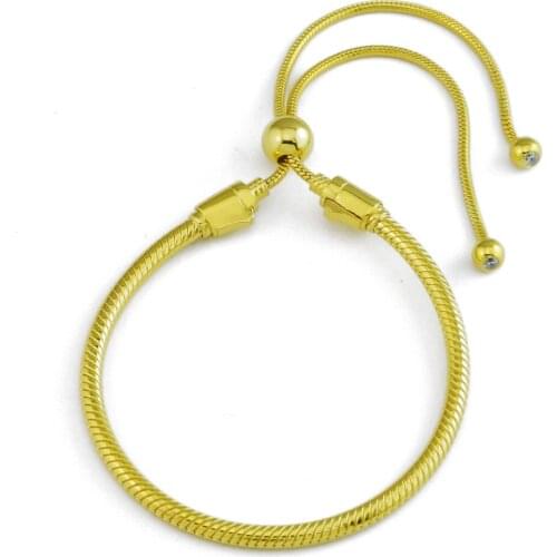 Sliding Bracelets 100% 925 Sterling Silver Jewelry Free Shipping