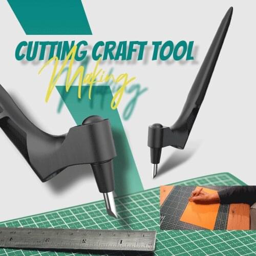 Craft Cutting Tool Craft Cutter 360-degree Rotating Handhled Paper-cutting Tool Multifunction with 3 Head PR Sale