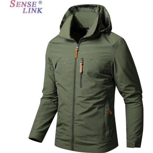 SENSELINK Men's Windbreakers