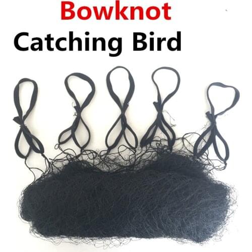 Bird netting High Quality Bowknot Nylon 6X2.4M 20mm Mesh Size Bird Mist Net Bird Capture Net Bird Nets For Catching Bat Netting