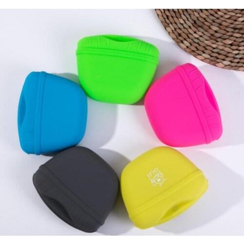 100% Memory Silicone Pet Feeding Bag Going Out Dog Snack Bag Outdoor Dog Food Bag Pet Training Bag Training Dog Waist Bag