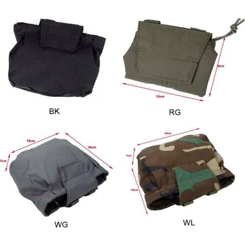 TBS017 NEW Outdoor Foldable Drop Pouch Tactical Molle Dump Pouch Storage Bag Cordura