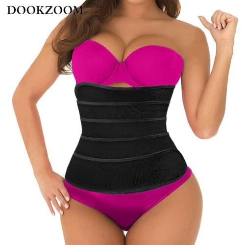 Free Size Waist Trainer Corset Tummy Wrap Trimmer Body Shaper Short Long Torso Slimming Belly Sheath for Men Women Fitness Belt