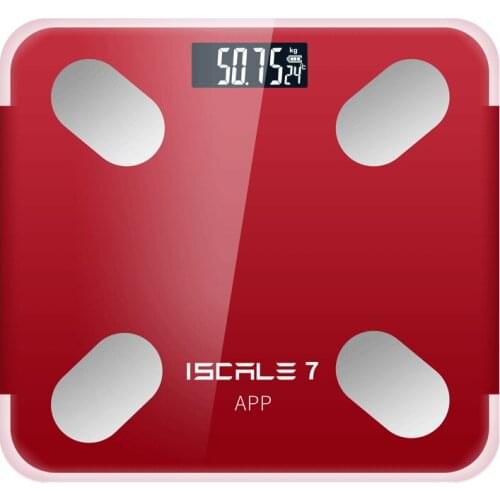Precision Measuring Analytical Body Fat Rechargeable Calorie Balances Bluetooth Smart Bathroom Scale
