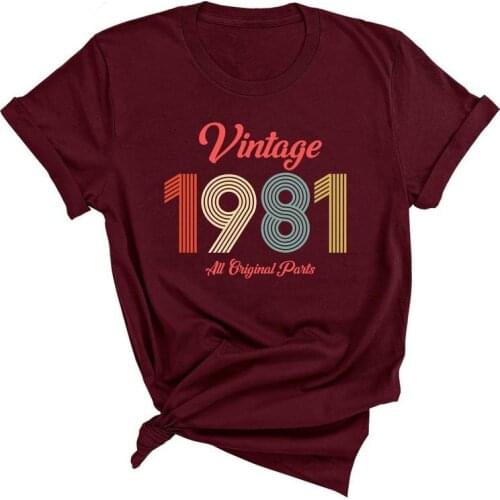 40th Birthday Shirt Vintage 1981 T Shirt Birthday Gift 40th Birthday Party 40 Years Tee Limited Edition Legend Vintage Classic