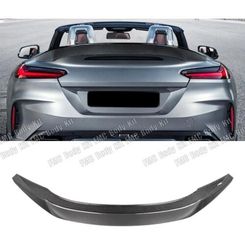 Real Carbon Fiber Car Rear Wing Trunk Lip Spoilers For BMW Z4 G29 25i M40i 2019 2020 2021 2022