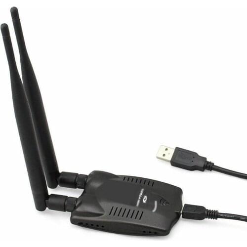 3000MW High Power Signal USB Wireless WIFI Adapter 2 Antenna 802.11bgn 150Mbps