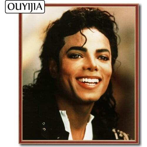 OUYIJIA 5D DIY Diamond Painting Michael Jackson MJ Full Square Diamond Embroidery Mosaic Picture Of Rhinestone Decoration Gift
