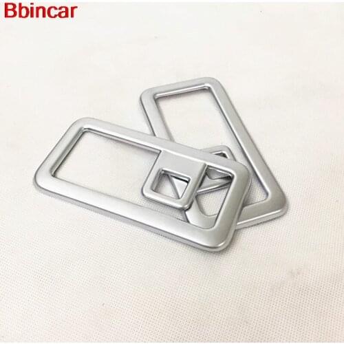 Bbincar ABS Chrome Matt Rear Tail Box Trunk Boot Hook Pothook Cap Sticker Trim 2PCS For Jaguar F-PACE 2016 2017 2018