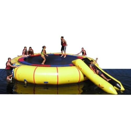 Large outdoor water toys Inflatable water trampoline Childrens water park equipment water trampoline inflatable model