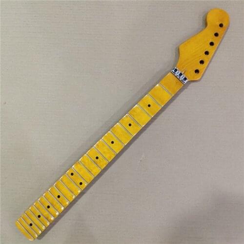 Maple Full scalloped Guitar Neck 22 Fret rosewood Fretboard reverse headstock