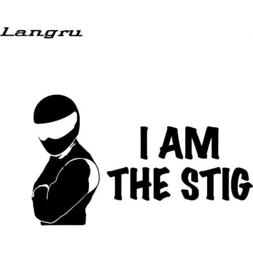 Cool I Am The Stig - Racing Racer Car Vinyl Sticker Funny Decals Motorcycle Car Styling Accessories Jdm